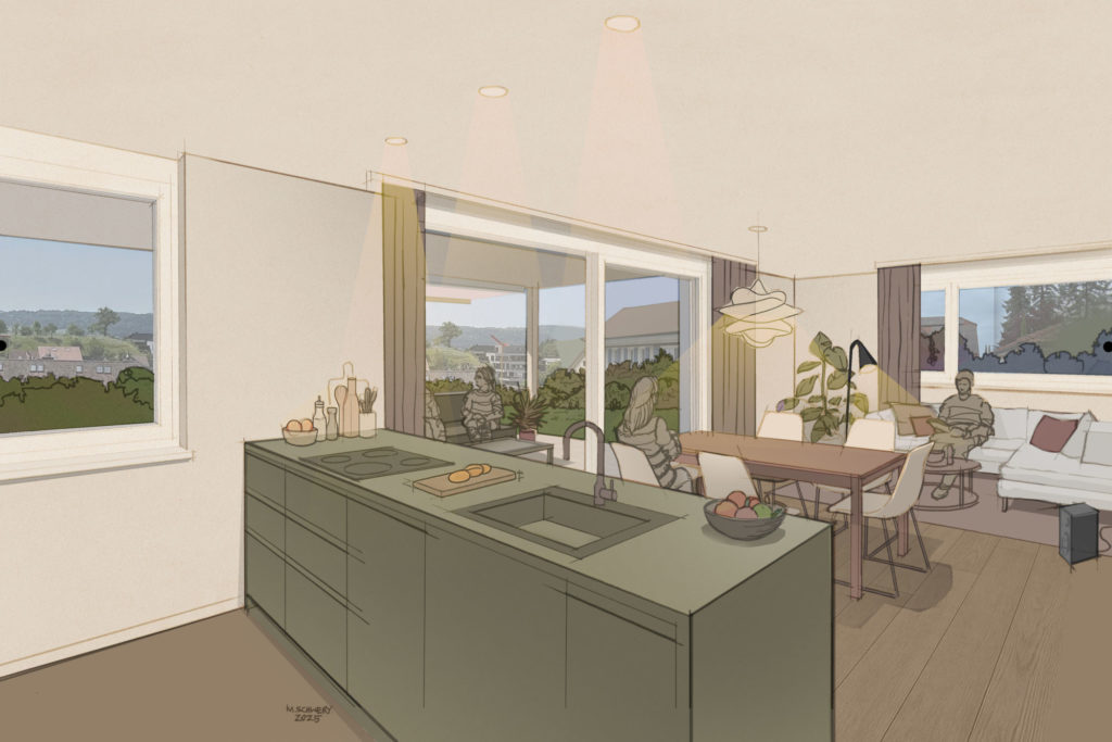 Wohnen mit Weitblick - Künten - EG-Innen