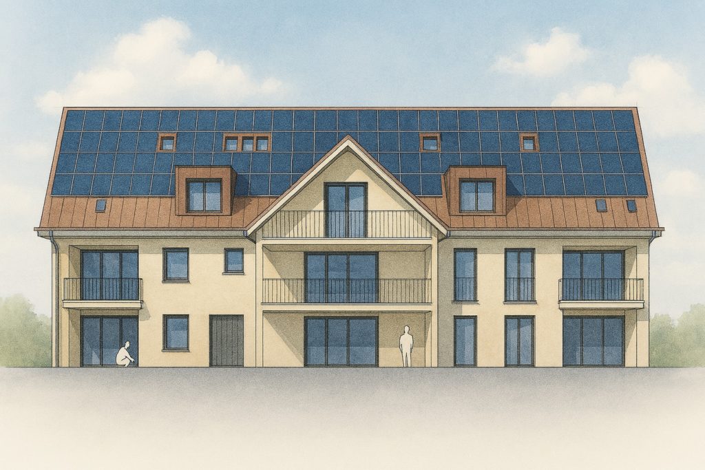Ankündigung Erstvermietung in Schlatt TG - Visualisierung Chollerwis