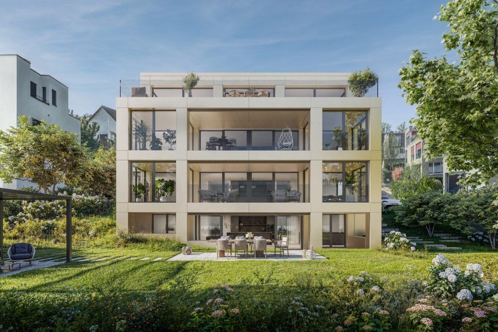 4 exklusive Eigentumswohnungen in Thalwil - Visualisierung