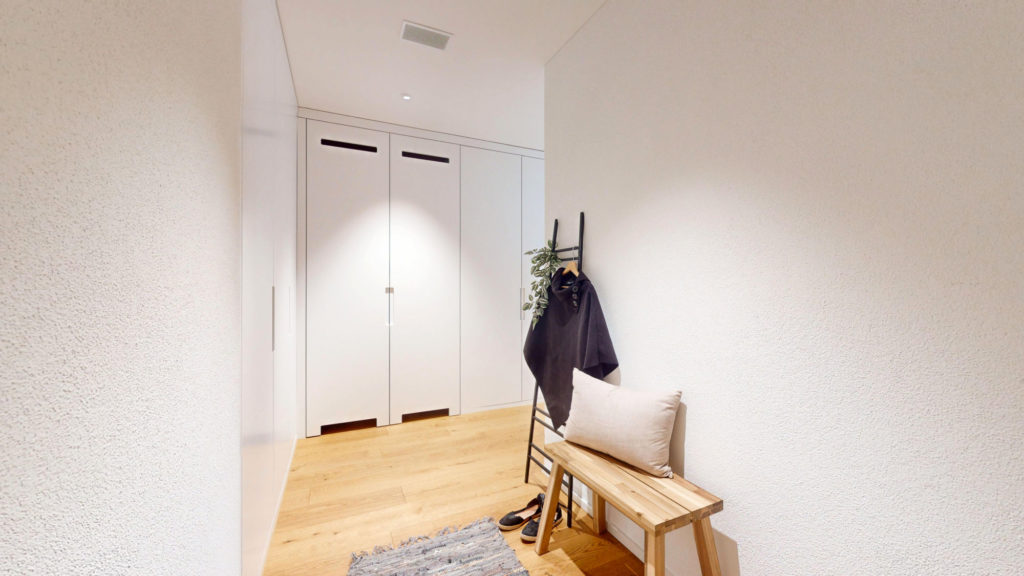 Zürich: Nachhaltig wohnen am «Holderbachweg» - Eingangsbereich