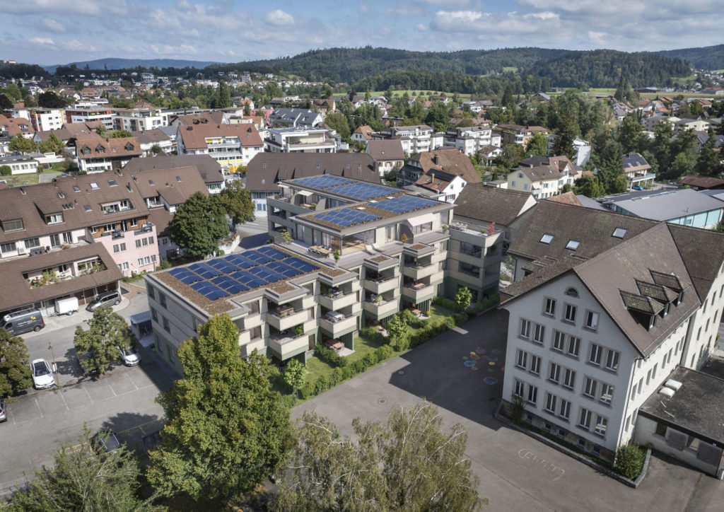 Ankündigung Erstvermietung im Zentrum von Seon - Visualisierung