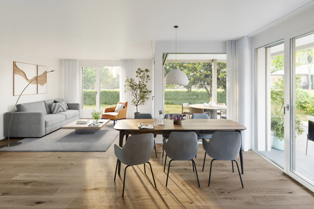 Buchs AG: Attraktive Eigentumswohnungen - Innenvisualisierung