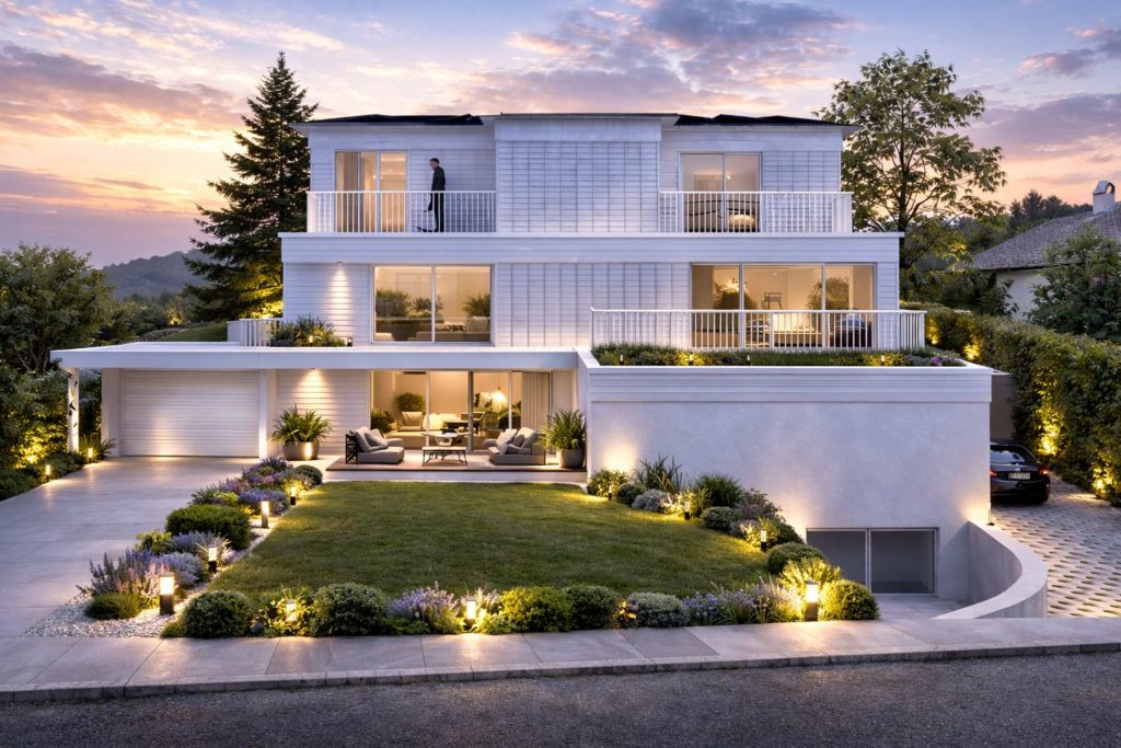 Neubau in Riehen, 6.5 Zimmer und 7.5 Zimmer DEFH - Dinkelbergstrasse 7