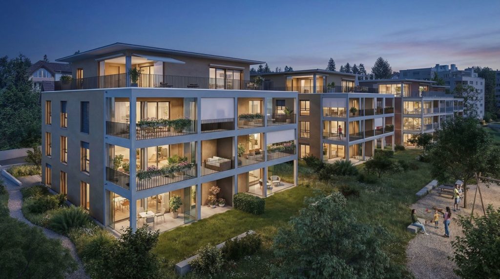 14 exklusive Eigentumswohnungen in Jona - Jona1