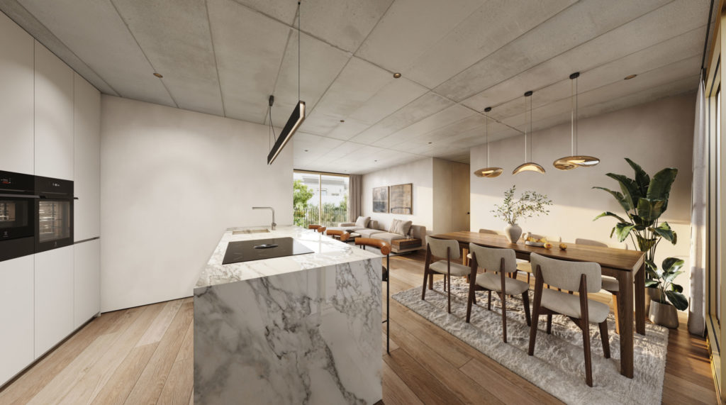 Neubau mit 25 Eigentumswohnugen und Tiefgarage - P28_view_1_int_FINAL