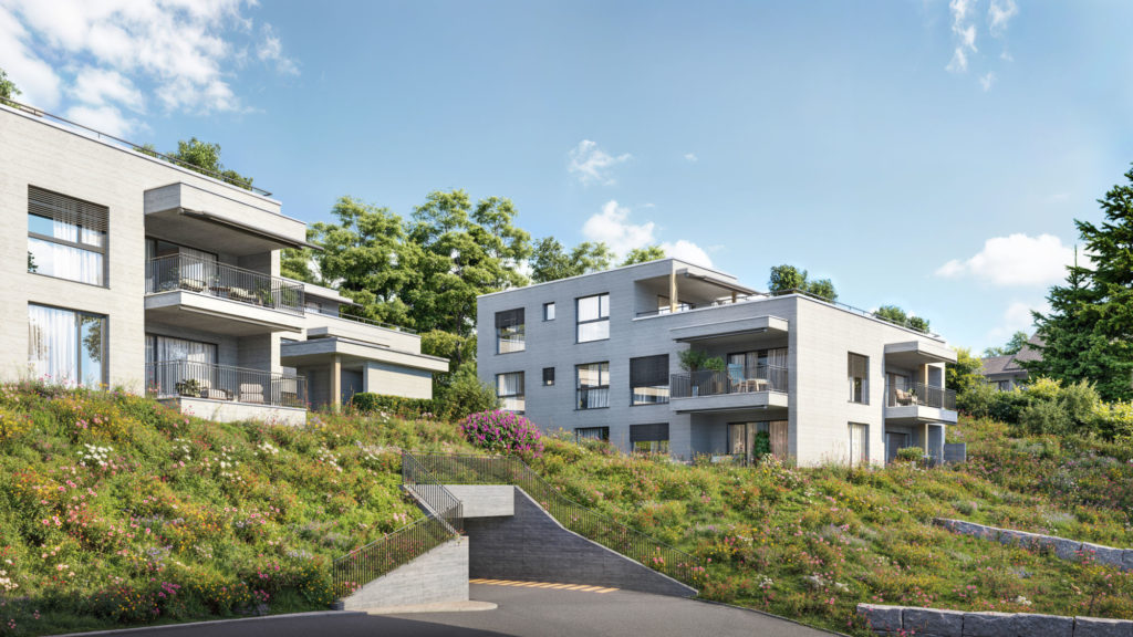 Attraktive Mietwohnungen in Seon - Aussenvisualisierung