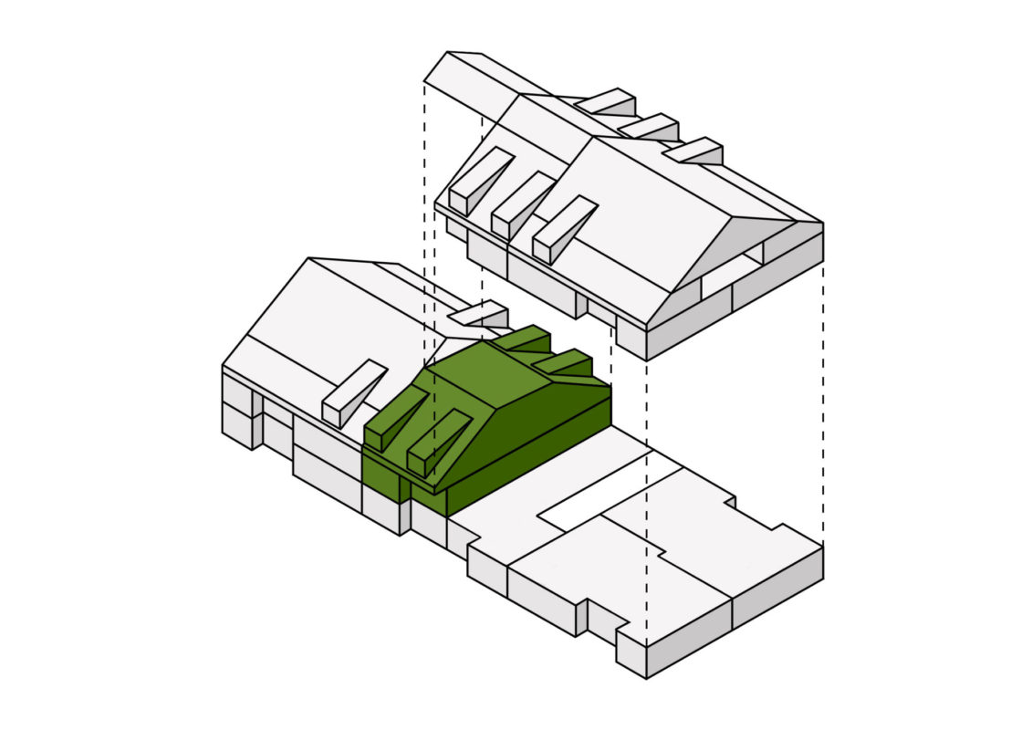 3d immobilien isometrien mehrfamilienhaus