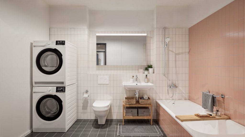 Erstvermietung von 154 Wohnungen Niederwangen BE - Badezimmer