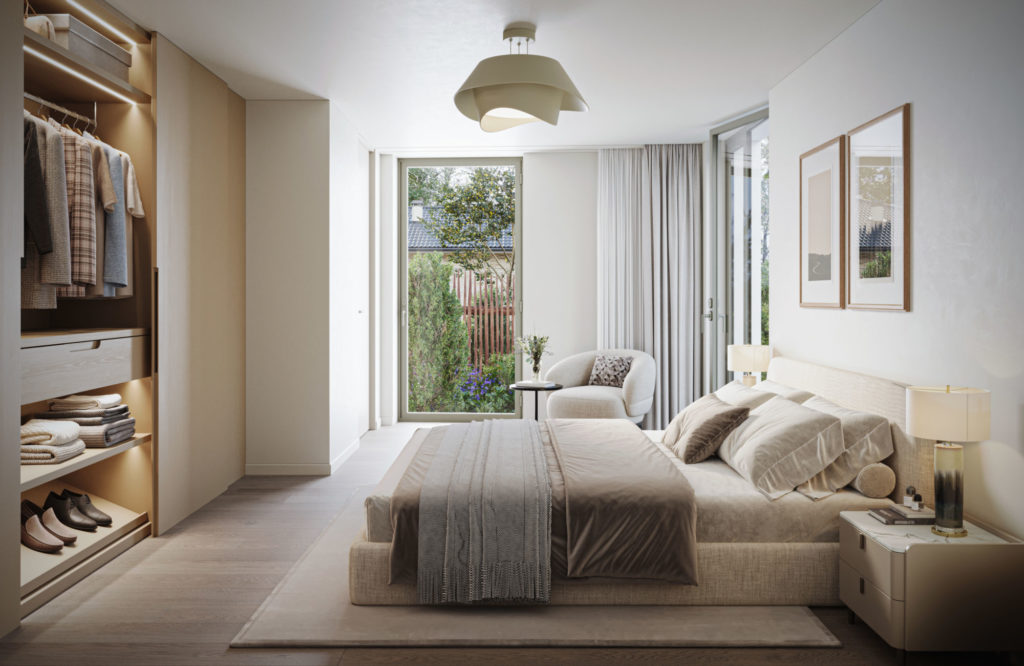4 exklusive Eigentumswohnungen in Zollikofen - Schlafzimmer_WHG 1