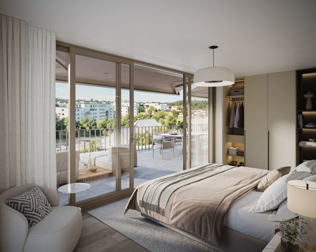 4 exklusive Eigentumswohnungen in Zollikofen - Schlafzimmer_WHG 4