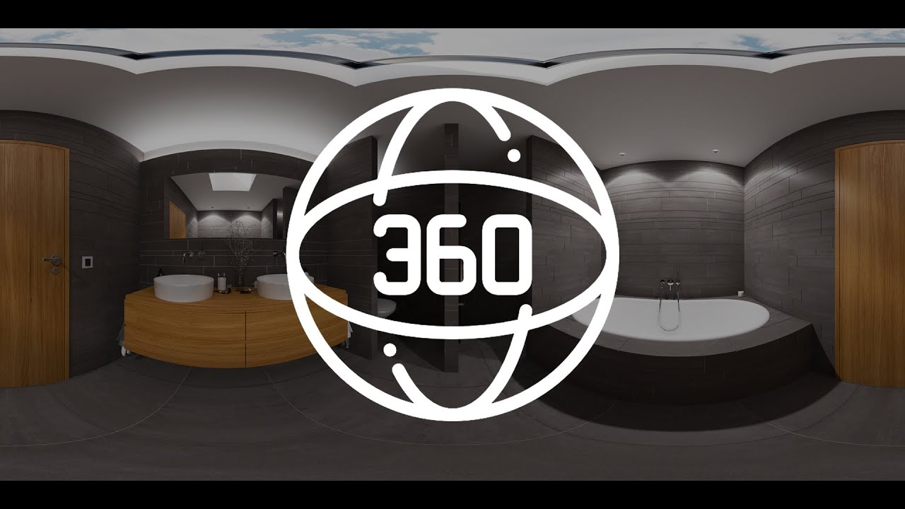 Virtuelle Wohnungsbesichtigung - 360° Panorama Badezimmer