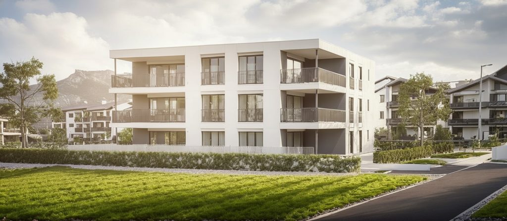 Ankündigung: Neubau mit 6 Mietwohnungen in Bonaduz - Visualisierung