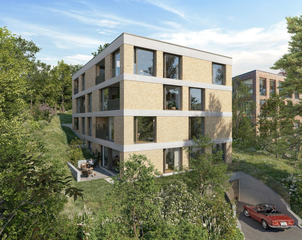 Neubau Mehrfamilienhaus mit 6 Eigentumswohnungen - 260428_Aussen_A2_CH029