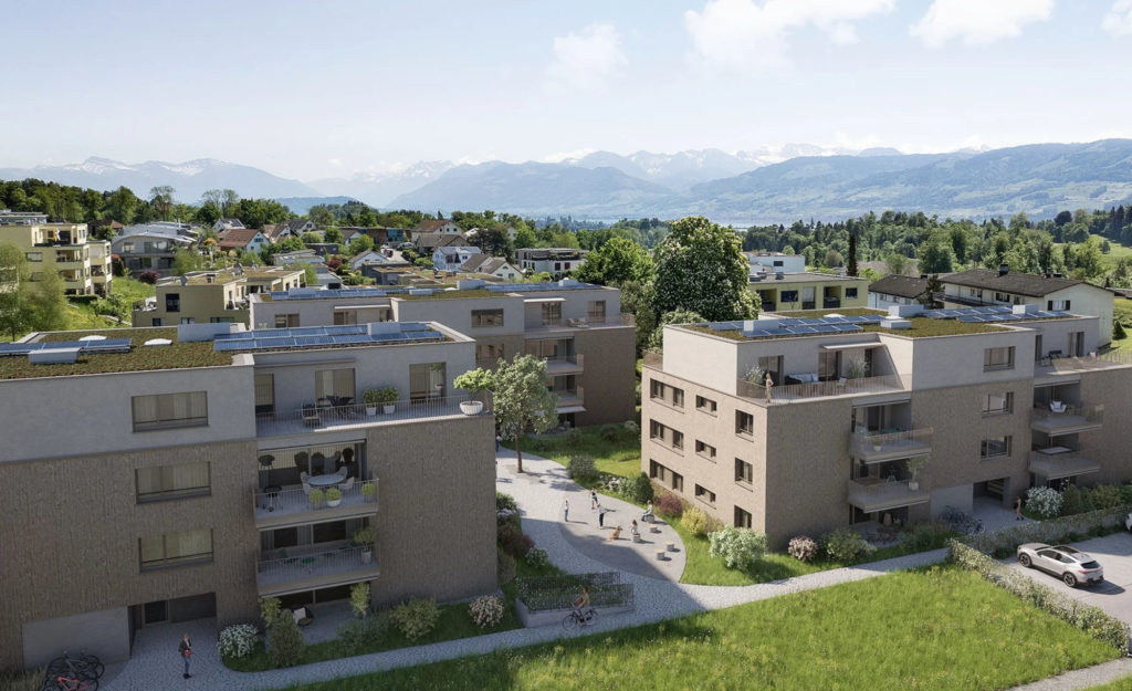 Neubau Eigentumswohnungen in Hombrechtikon - 2_aussenvisualisierung