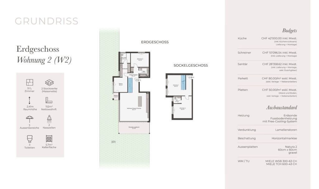 Exklusive Maisonette mit grossem Garten in Ettingen -  Bild 7