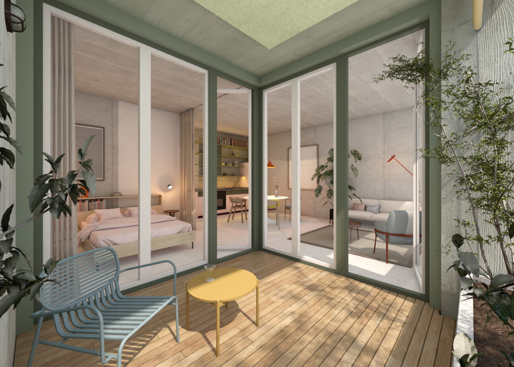 Neubau mit Eigentumswohnungen in Zürich-Oerlikon - Verkauf_EG_Wohnungen
