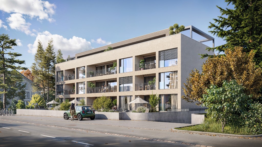 Neubau Eigentumswohnungen in Itingen BL - aussen-winkel