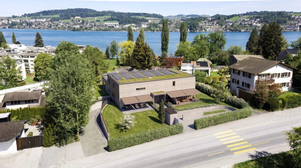 4 exklusive Eigentumswohnungen in St. Niklausen LU - seelinie11-st-niklausen-suedfassade-luftaufnahme