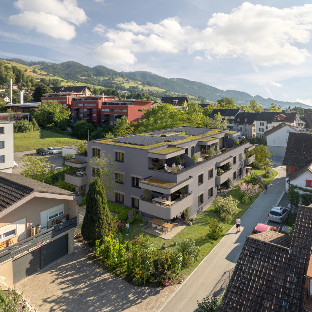 13 hochwertige Eigentumswohnungen in Altstätten SG - Aussen-MFH Mühlackerweg 2, Altstätten_A1_02