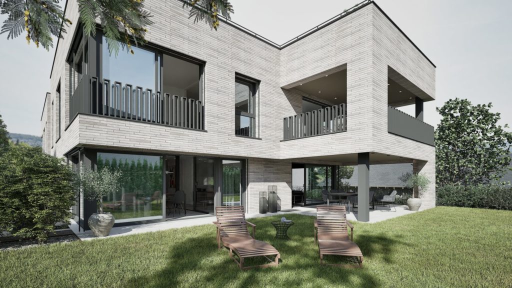 4.5-Zimmer-Maisonette-Gartenwohnung in Oberwil BL - W1 Garten 1