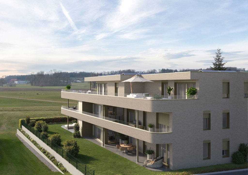 Ankündigung: 4.5 Zimmer Gartenwohnung in Oberaach - Aussenansicht Oberaach