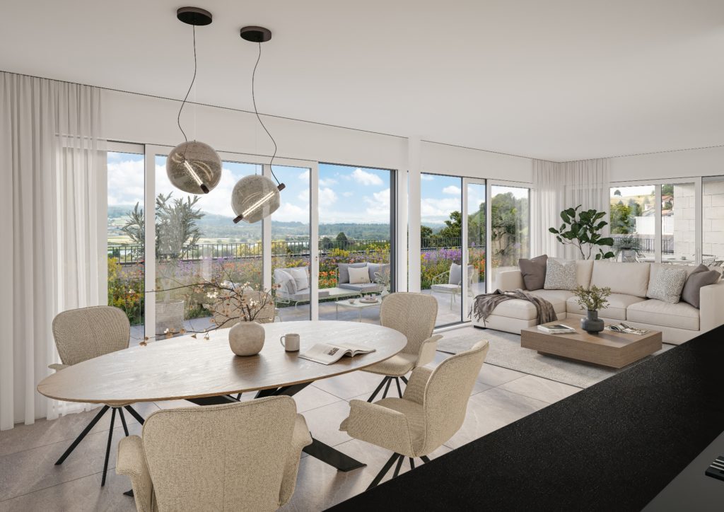 Exklusive 3.5-Zimmer-Terrassenwohnung mit Aussicht - Klingnau_Innen_Ebene-2_03-08
