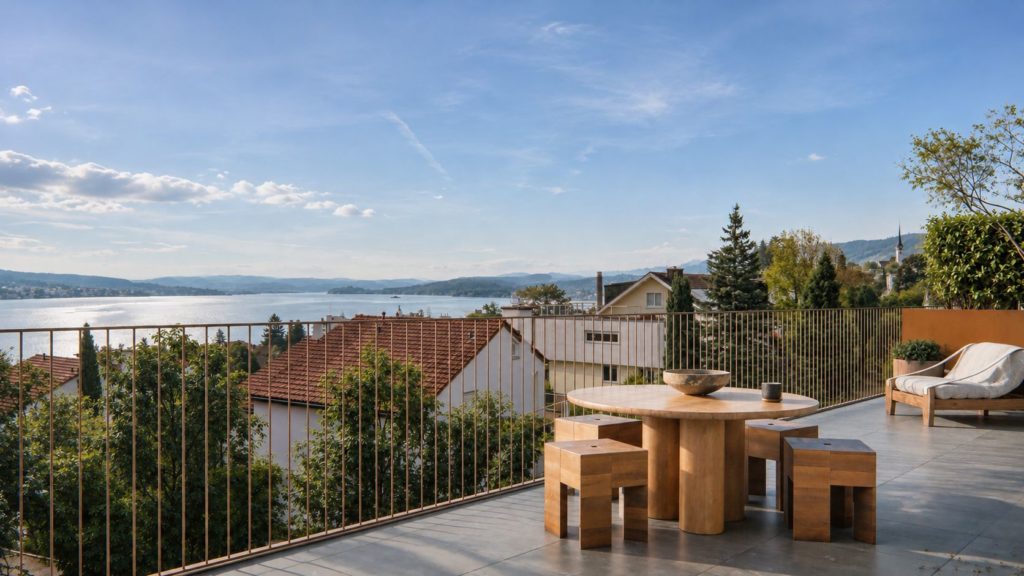 Neubauwohnungen mit See- und Alpenblick in Thalwil - Aussicht