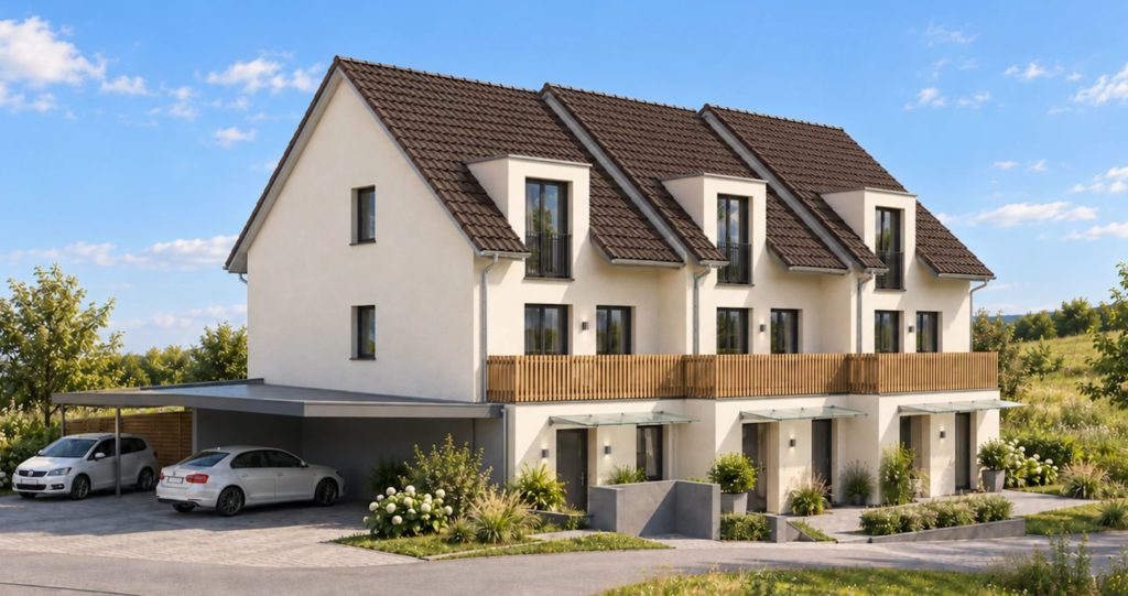 Drei Reiheneinfamilienhäuser in Lufingen - dorfbach(2)