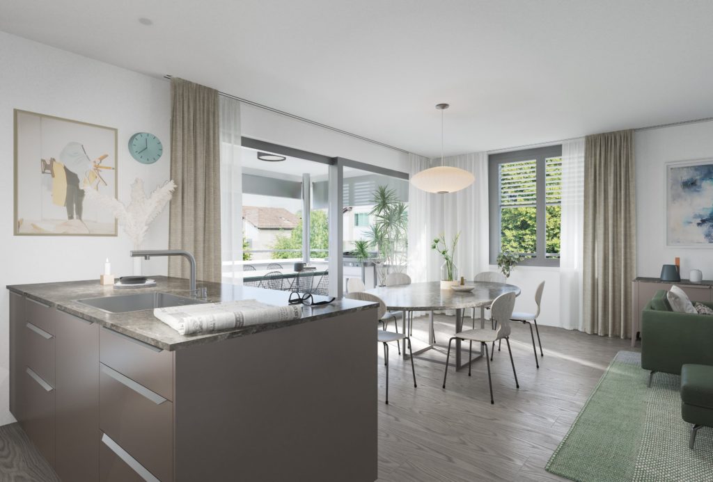 Ein Zuhause mit Stil und Weitblick - attraktive 4.5-Zimmer-Wohnung in Baar -  Bild 3