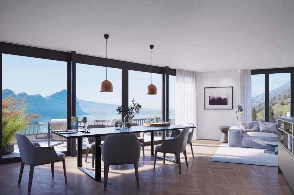 4.5-Zimmer-Penthouse mit Seesicht in Vitznau kaufen -  Bild 1