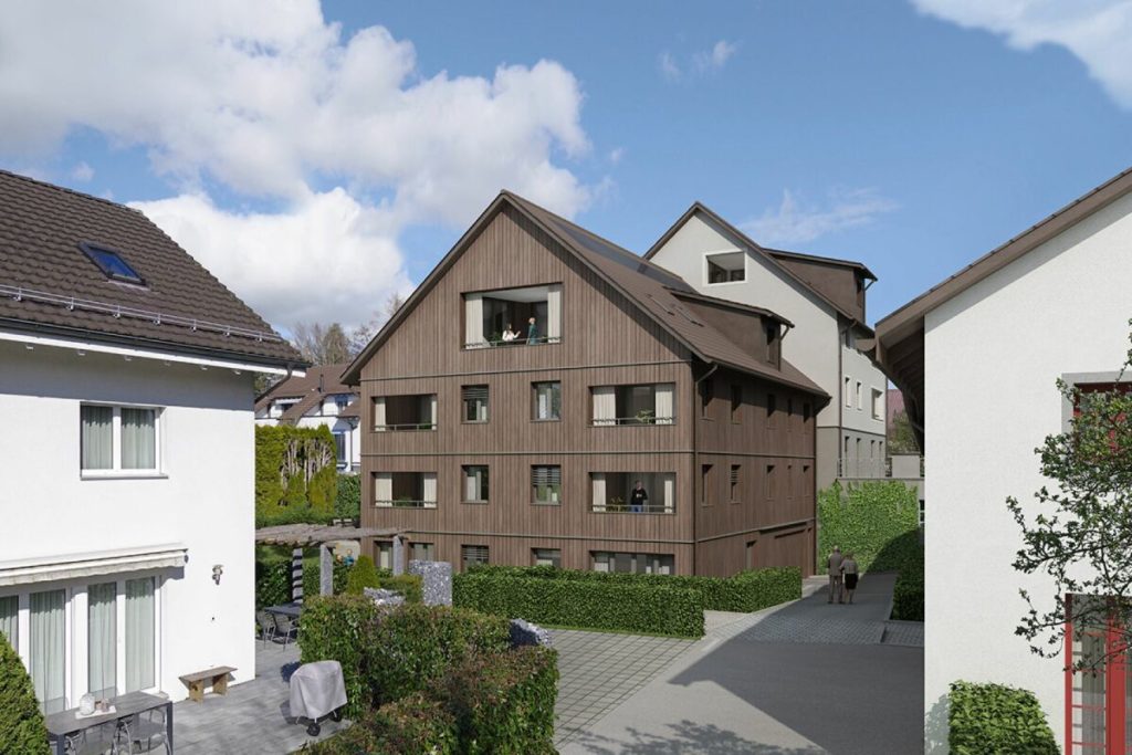 BEZUGSBEREIT AB Januar 2027! Landwohnen in Stadtnähe: Neubauwohnungen im Herzen des Dorfes Wermatswil -  Bild 2