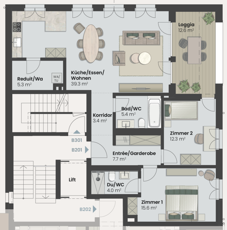 BAUSTART ERFOLGT! Landwohnen in Stadtnähe: Neubauwohnungen im Herzen des Dorfes - Bild 5