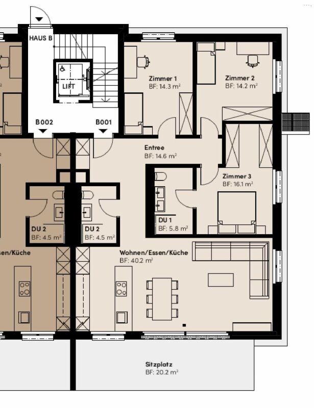 Ruhe, Sonne und Weitblick: komfortables Neubauwohnen «i de Breiti» - Bild 5
