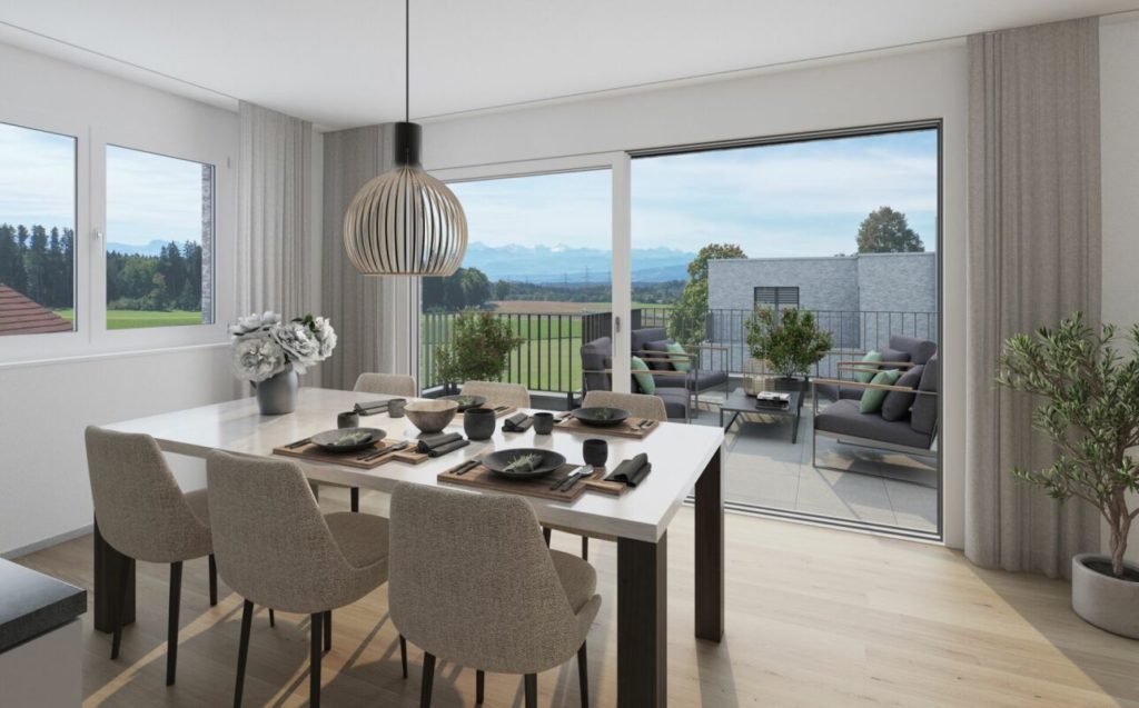 Ruhe, Sonne und Weitblick: komfortables Neubauwohnen «i de Breiti» - Bild 2