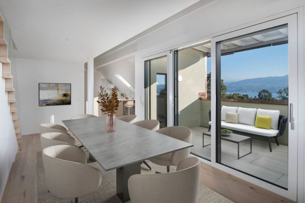 Maisonette-Dachwohnung mit Seesicht - Wohnen über den Dächern von Männedorf - Bild 2