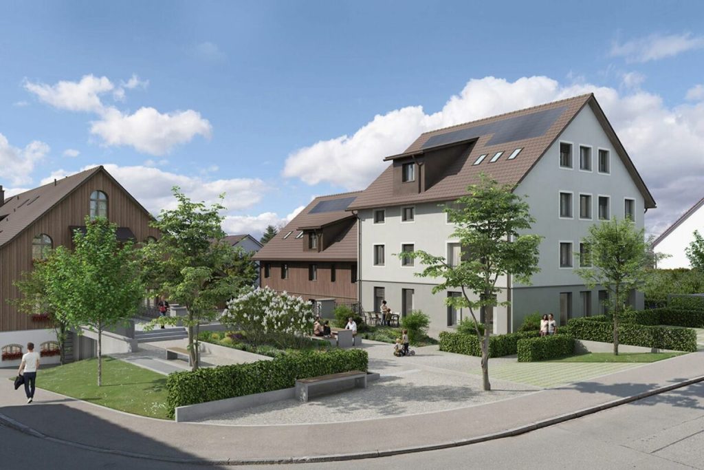 BAUSTART ERFOLGT! Landwohnen in Stadtnähe: Neubauwohnungen im Herzen des Dorfes Wermatswil - Bild 1