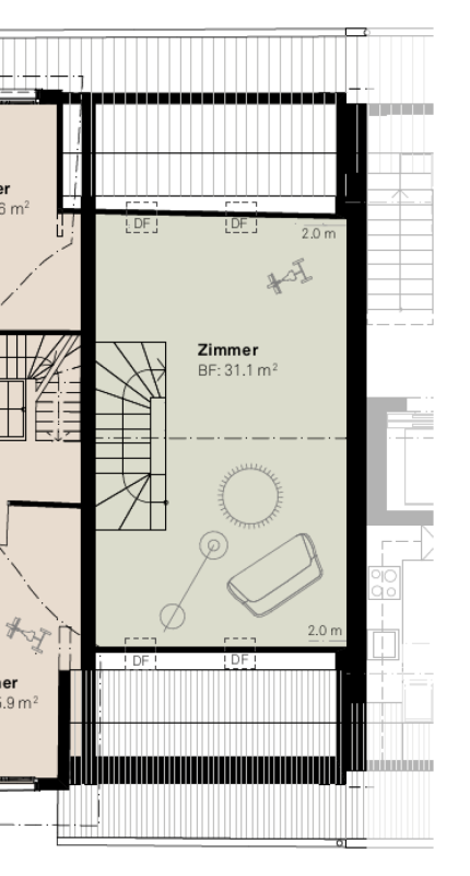 BAUSTART IST ERFOLGT «Dorf Ottikon»: Freiraum und Wohnauswahl in einzigartigem Ensemble - OG 4.5-Zimmer Umbau