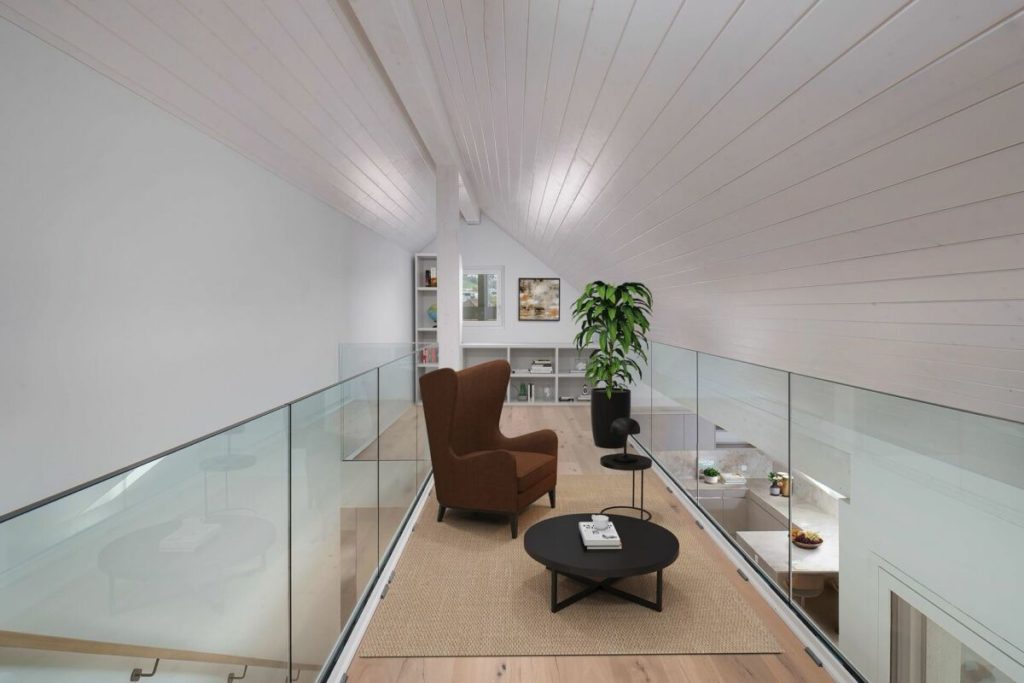 Maisonette-Dachwohnung mit Seesicht - Wohnen über den Dächern von Männedorf - Bild 8