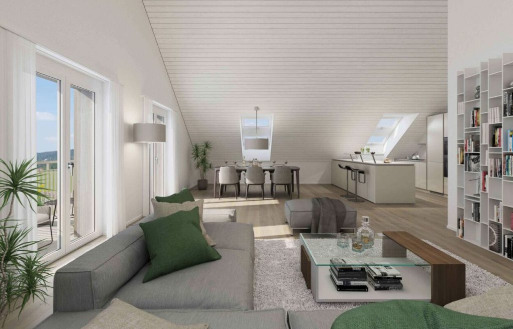 Exklusive 4½-Zimmer-Dachwohnung in idyllischer Lage oberhalb von Küsnacht -  Bild 6