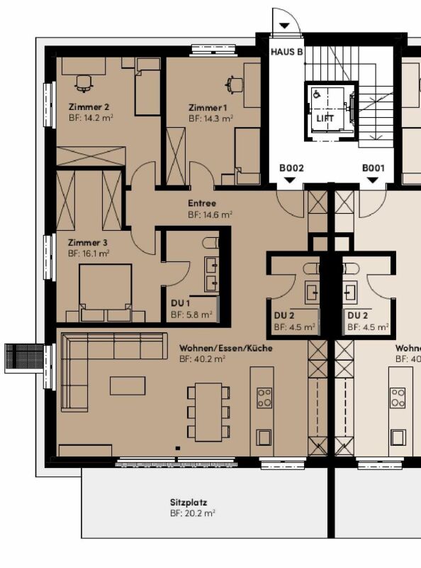 Ruhe, Sonne und Weitblick: komfortables Neubauwohnen «i de Breiti» - Bild 6