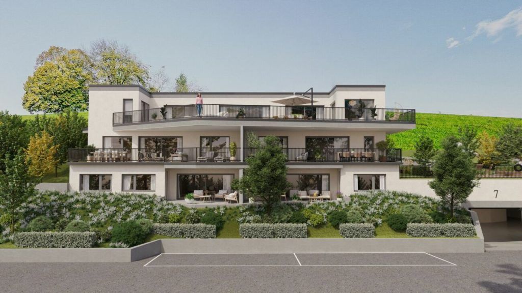 BAUSTART IST ERFOLGT Moderne Skulptur mit Weitsicht: Neubauwohnungen am Galtberg -  Bild 1