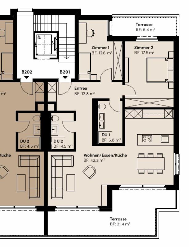 Ruhe, Sonne und Weitblick: komfortables Neubauwohnen «i de Breiti» - Bild 6