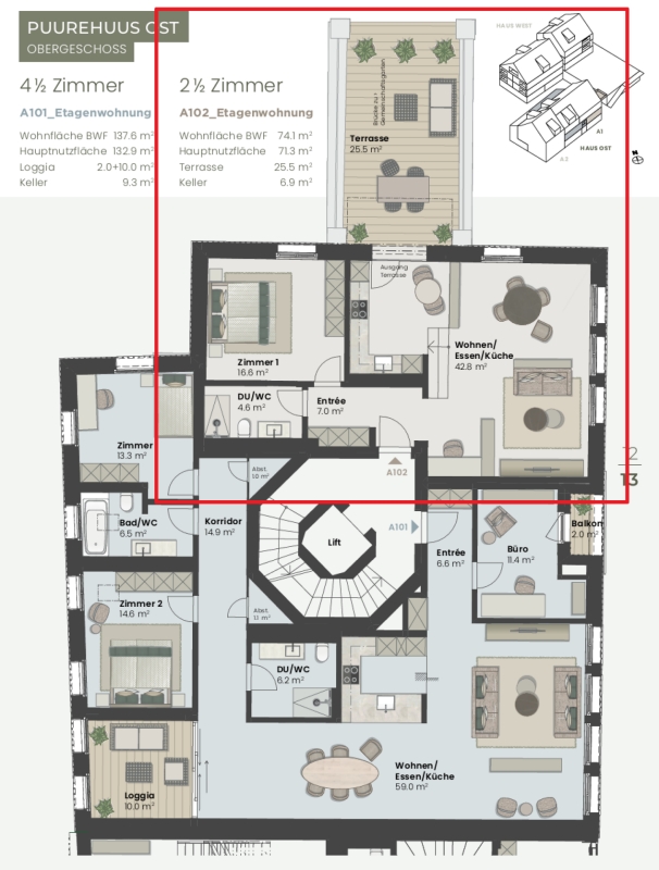 BAUSTART ERFOLGT! Landwohnen in Stadtnähe: Neubauwohnungen im Herzen des Dorfes Wermatswil - Bild 7
