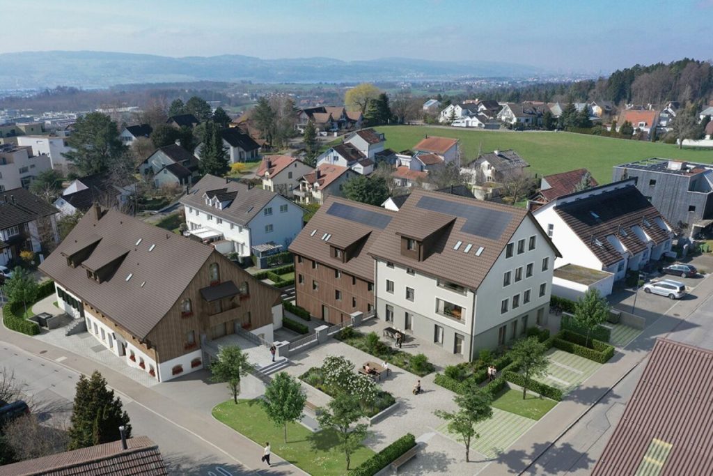 BAUSTART ERFOLGT! Landwohnen in Stadtnähe: Neubauwohnungen im Herzen des Dorfes Wermatswil -  Bild 4