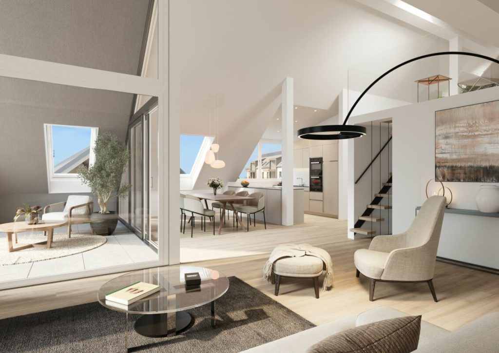 WOHNPARK DORF - VERKAUFSSTART 2. ETAPPE - 4,5-Zimmerwohnung im Dachgeschoss -  Bild 1