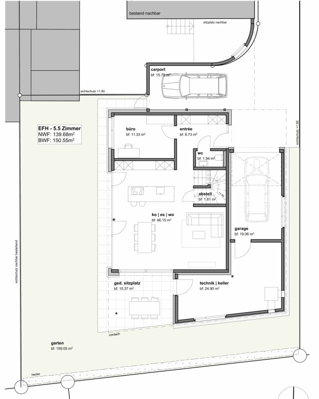 Bewilligtes Neubau-Einfamilienhausprojekt an toller Familienlage in Heerbrugg -  Bild 12