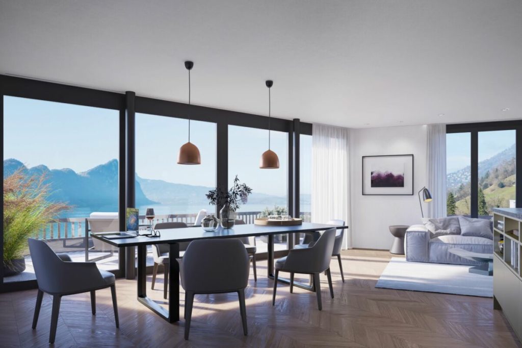 Über den Dächern von Vitznau - Exklusive 4.5-Zimmer Attikawohnung im Neubauprojekt AMARE -  Bild 2