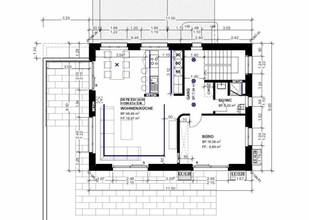 Zu verkaufen in 9546 Tuttwil bei Wängi, neues freistehendes 6½ Zi.-EFH, mit Doppelgarage, an ruhiger, sonniger Lage /Massivbau ! - Bild 4