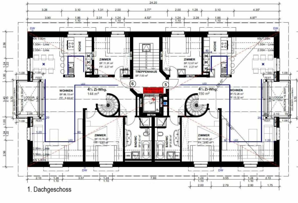Zu verkaufen 4½ Zi.-Whg., an der Maugwilerstrasse 40 in 9552 Maugwil /Steuerfuss 9500 Wil, naturverbundene Lage ! - Bild 6