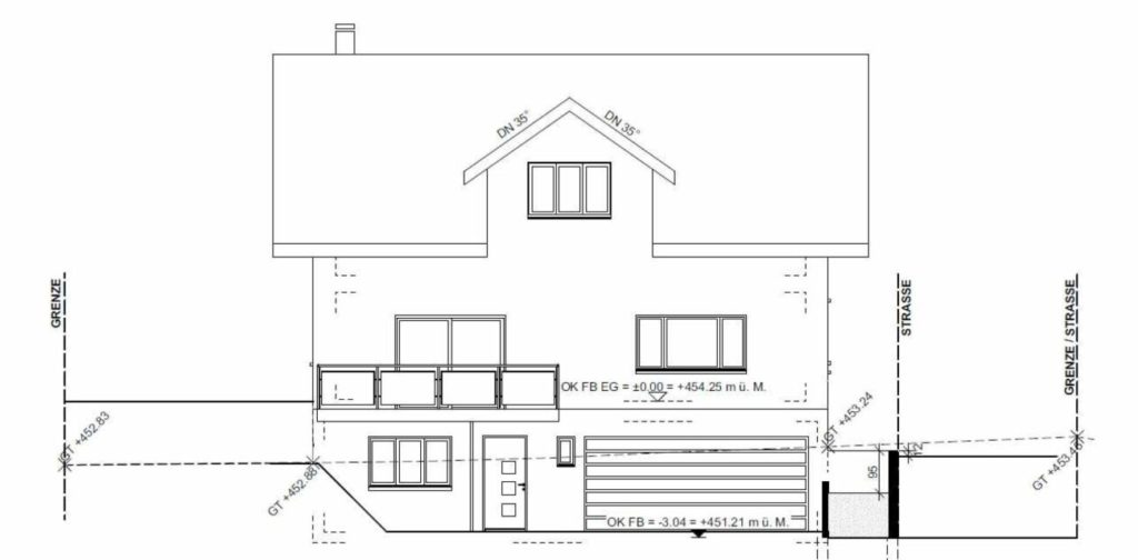Zu verkaufen bei 8556 Wigoltingen, neues freistehendes 6½ Zi.-EFH am Südhang, an ruhiger, sonniger Lage mit Weitsicht /Massivbau ! - Bild 11